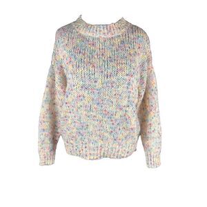 Sienna sky birthday confetti long sleeve over sized soft sweater small